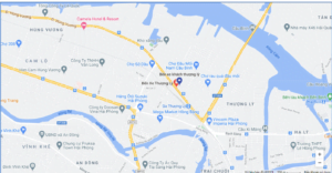 Vị trí bến xe khách Thượng Lý - Hải Phòng